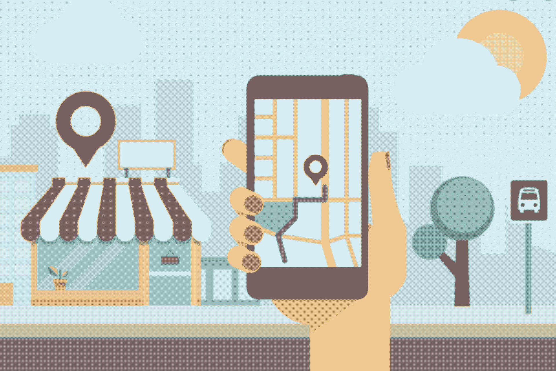 illustration du seo local