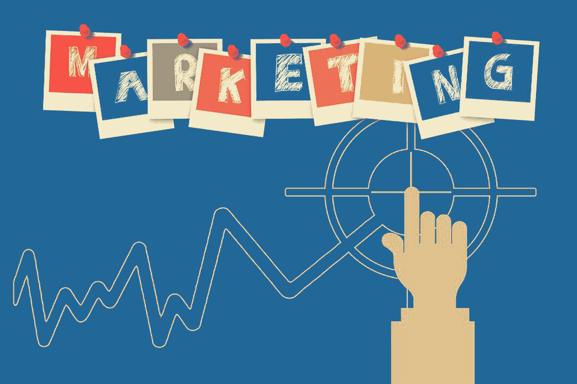 illustration du marketing
