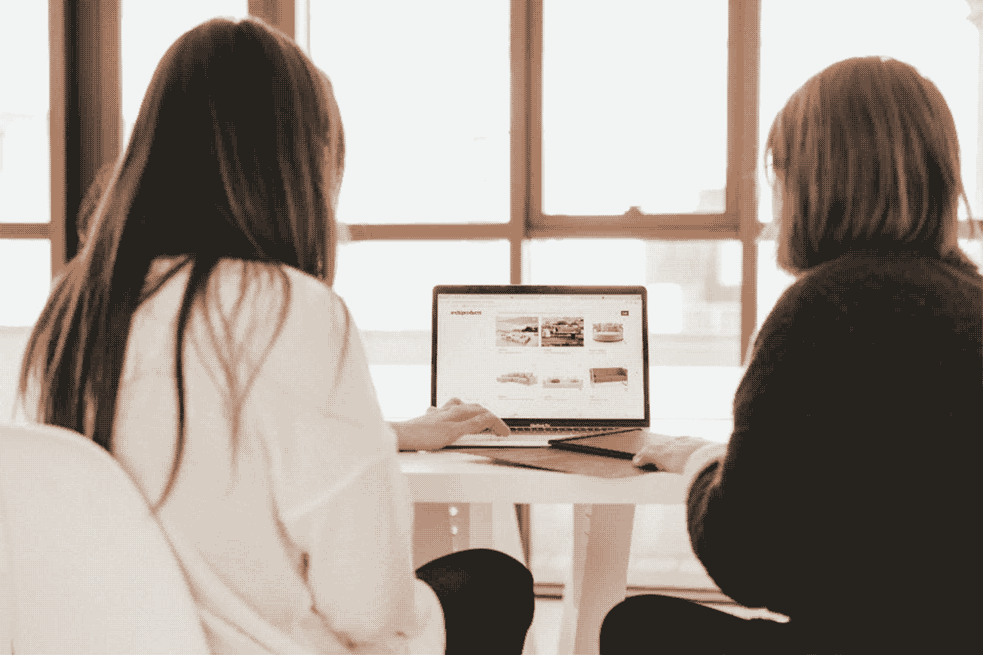 client et expert e-commerce lors d'une réunion