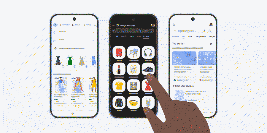 Mockup de l'apparence de la SERP avec les encart Google Top Stories